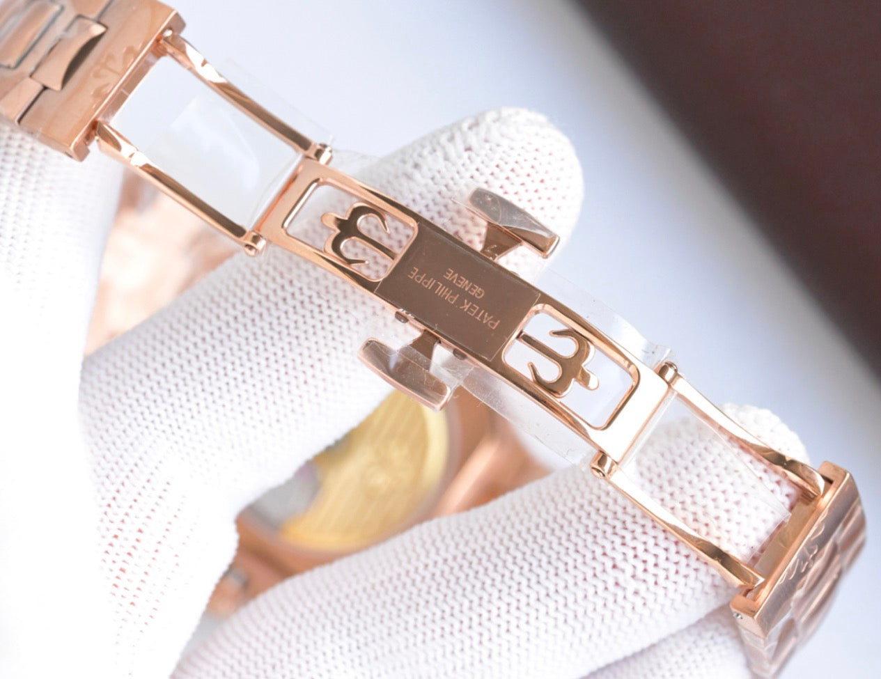 Patek Philippe Cubitus Rose Gold Brown Dial