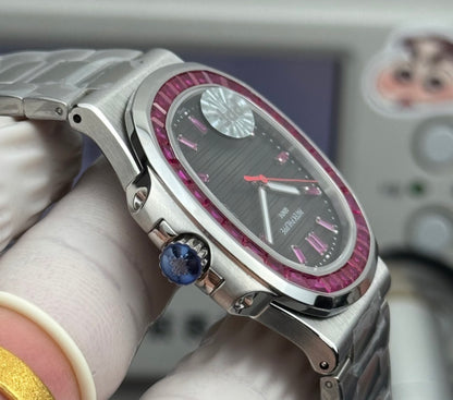 Patek Philippe Nautilus Pink Ruby Black Dial