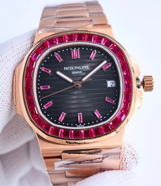 Patek Philippe Rose Gold Pink Ruby