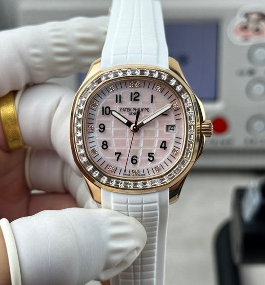 Patek Philippe Aquanaut Luce White And Pink Dial