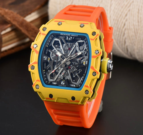 Richard Mille Orange And Yellow Striped