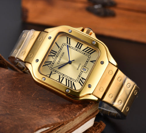 Cartier Santos Gold