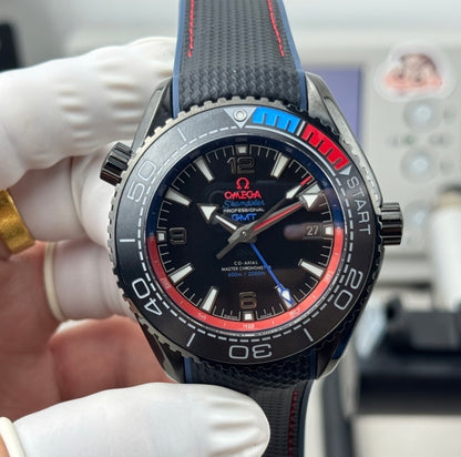Omega Seamaster Planet Ocean 600M GMT Deep Black
