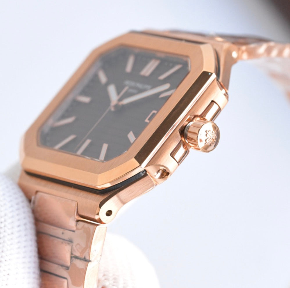 Patek Philippe Cubitus Rose Gold Brown Dial