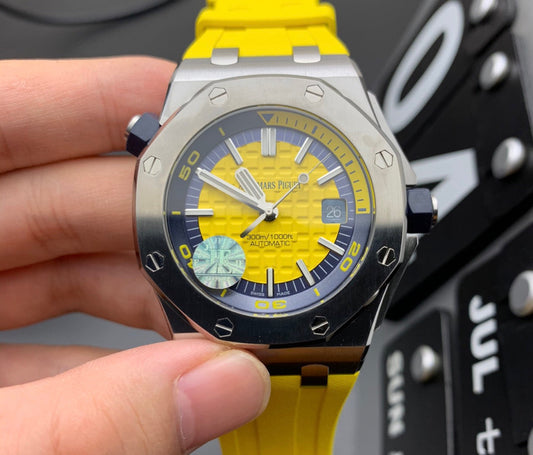 Audemars Piguet Offshore Diver 15710ST.OO.A051CA.01 Yellow Dial