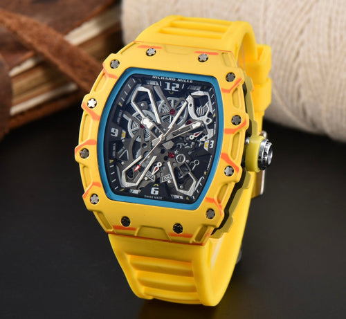Richard Mille Yellow With Orange Stripes