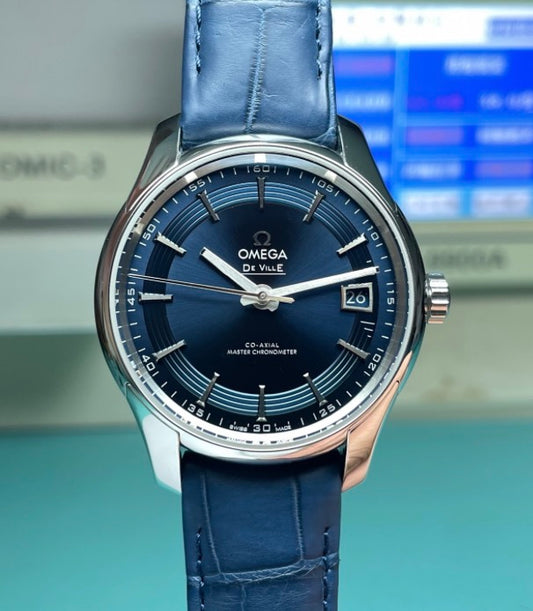 Omega De Ville Hour Vision Co-Axial Master Blue