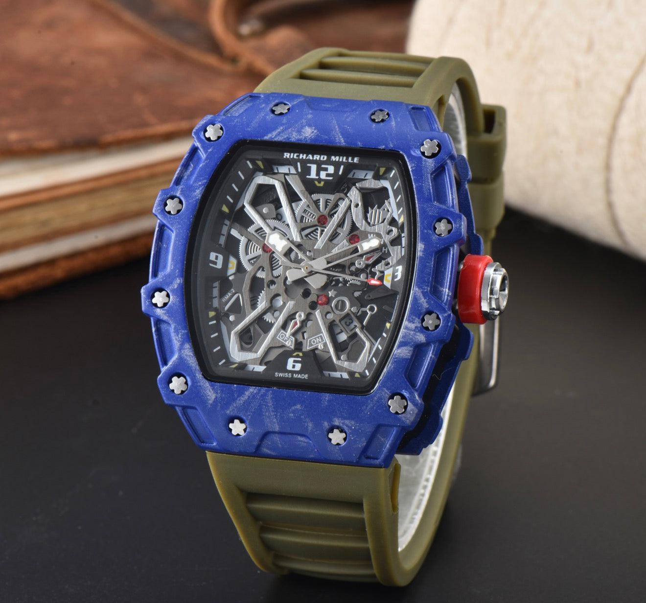 Richard Mille Army Green And Midnight Blue