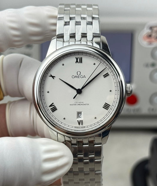 Omega De Ville Prestige Co-Axial Master White Dial