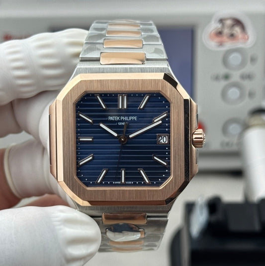 Patek Philippe Rose Gold And Blue Dial