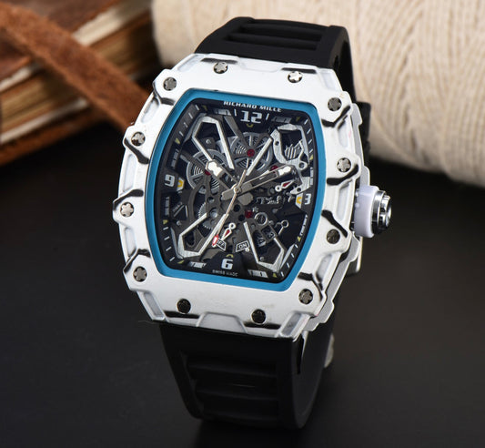 Richard Mille Black And White Striped