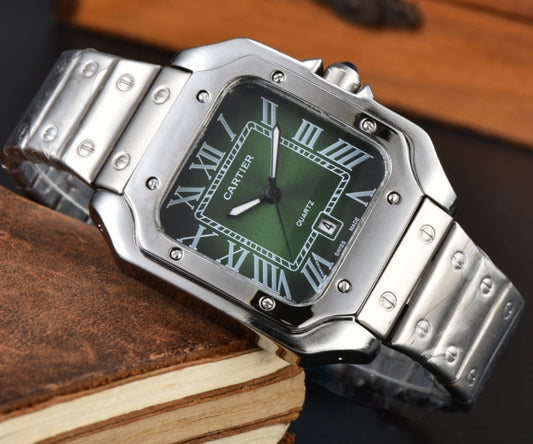 Cartier Santos Green Dial