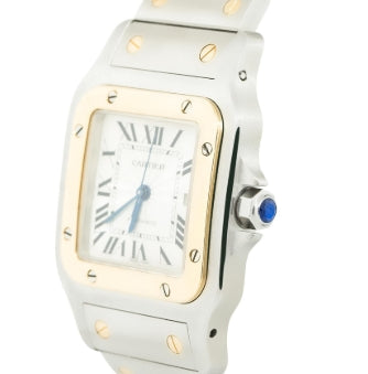 Cartier Santos Gold Dial And Bezel
