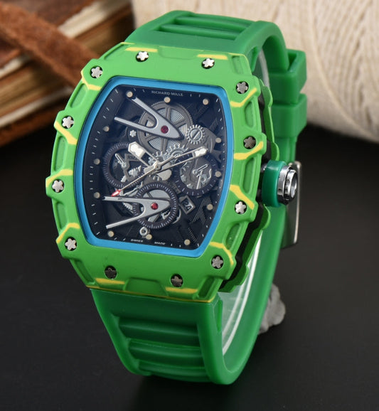 Richard Mille Green And Yellow Stripe